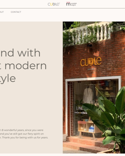 Custom Haravan Storefront for Cuddle.vn